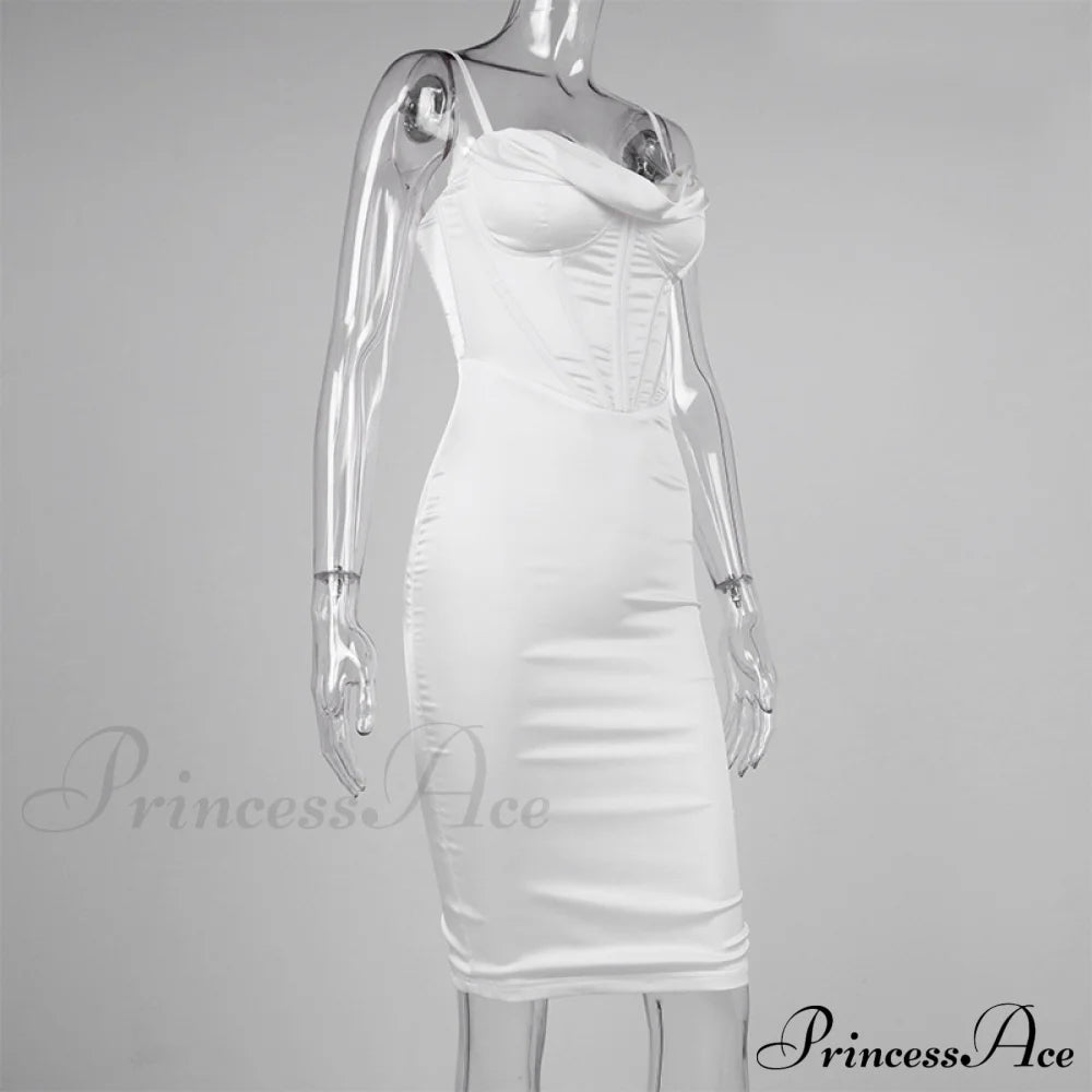 Layer Of Gown Satin Evening Club Women Celebrity Double House For - Bodycon Cb Dress