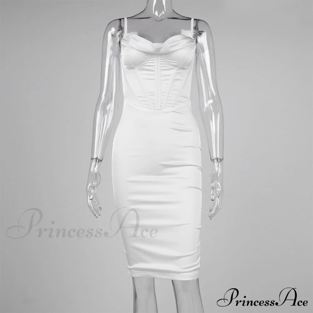Layer Of Gown Satin Evening Club Women Celebrity Double House For - Bodycon Cb Dress