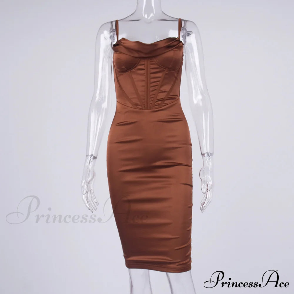 Layer Of Gown Satin Evening Club Women Celebrity Double House For - Bodycon Cb Dress