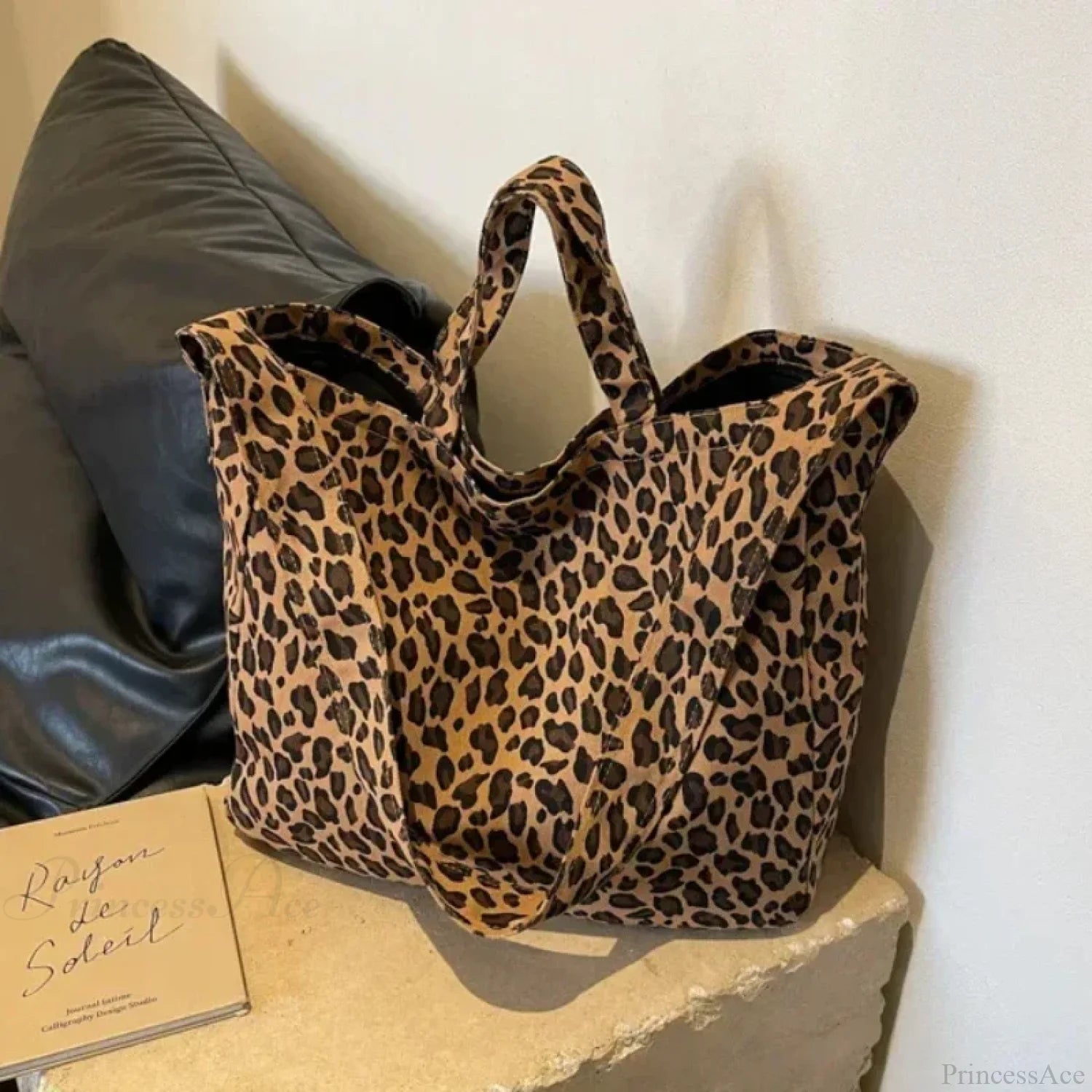 Leopard Design Korean Fashion Shopper Handbag handbag-250126
