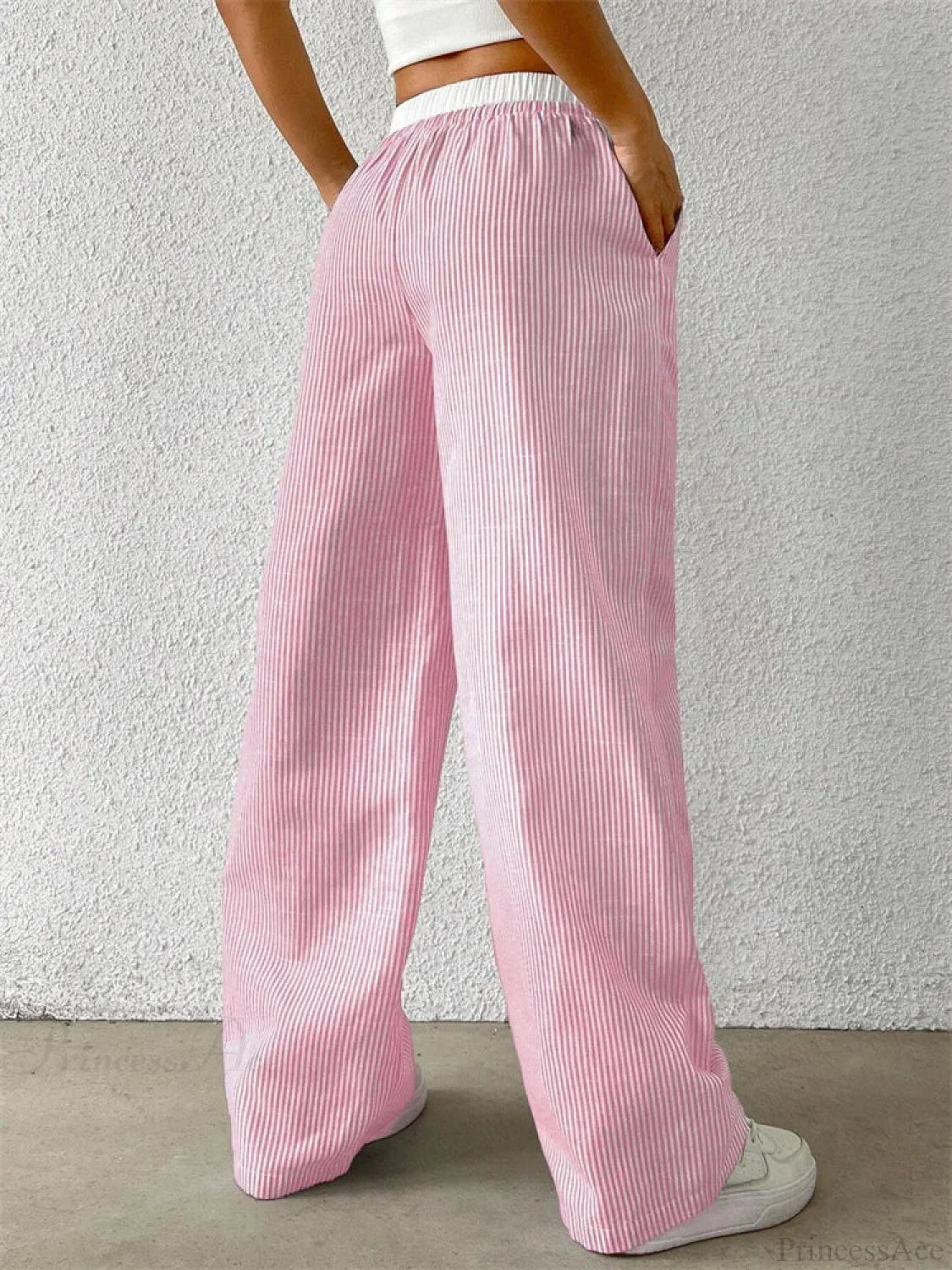 Leopard Drawstring Elastic Waist Loose Winter Pant pant-250223