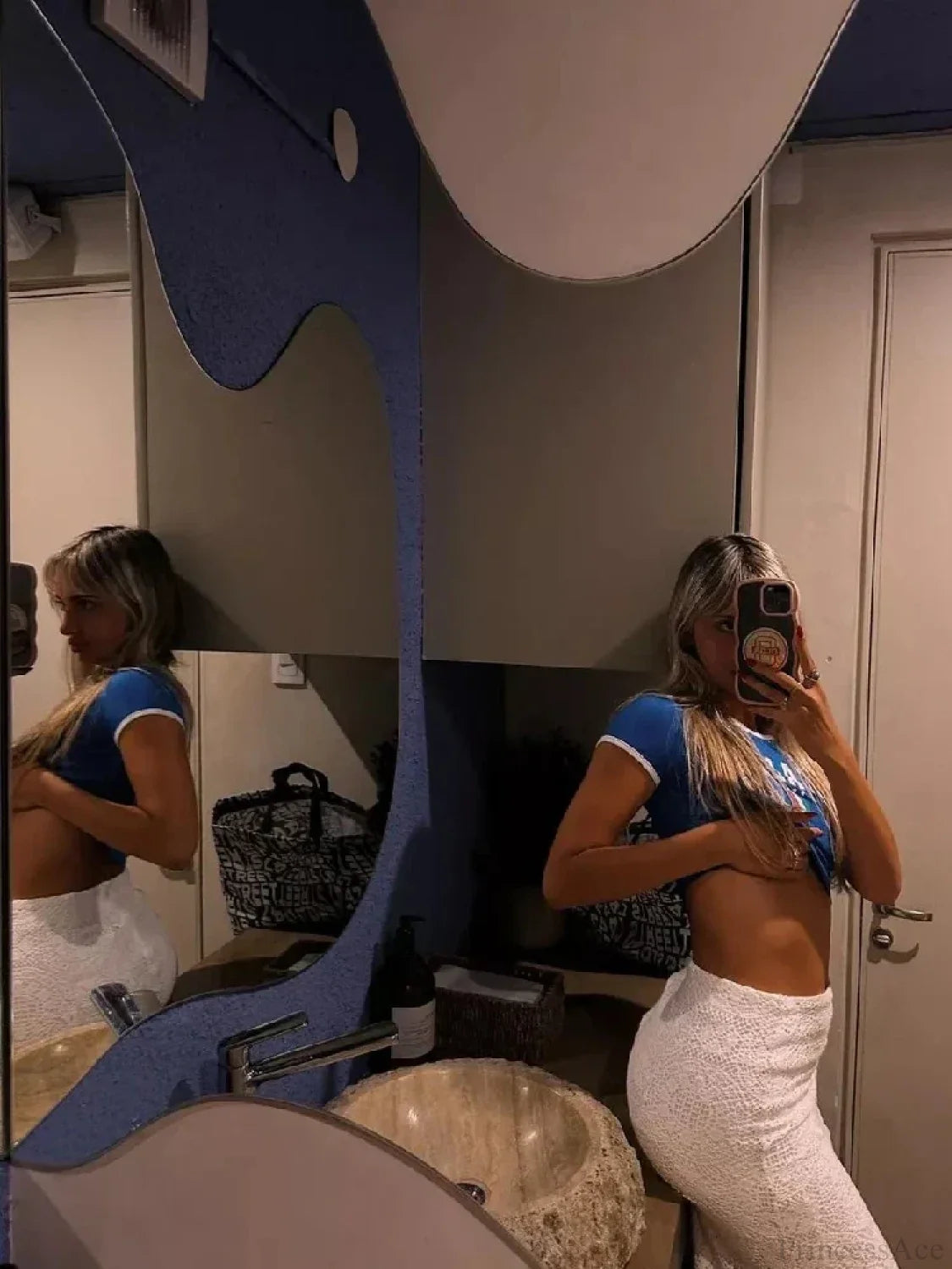 Letter Print Gothic Baby Tee T-shirt t-shirt-250223