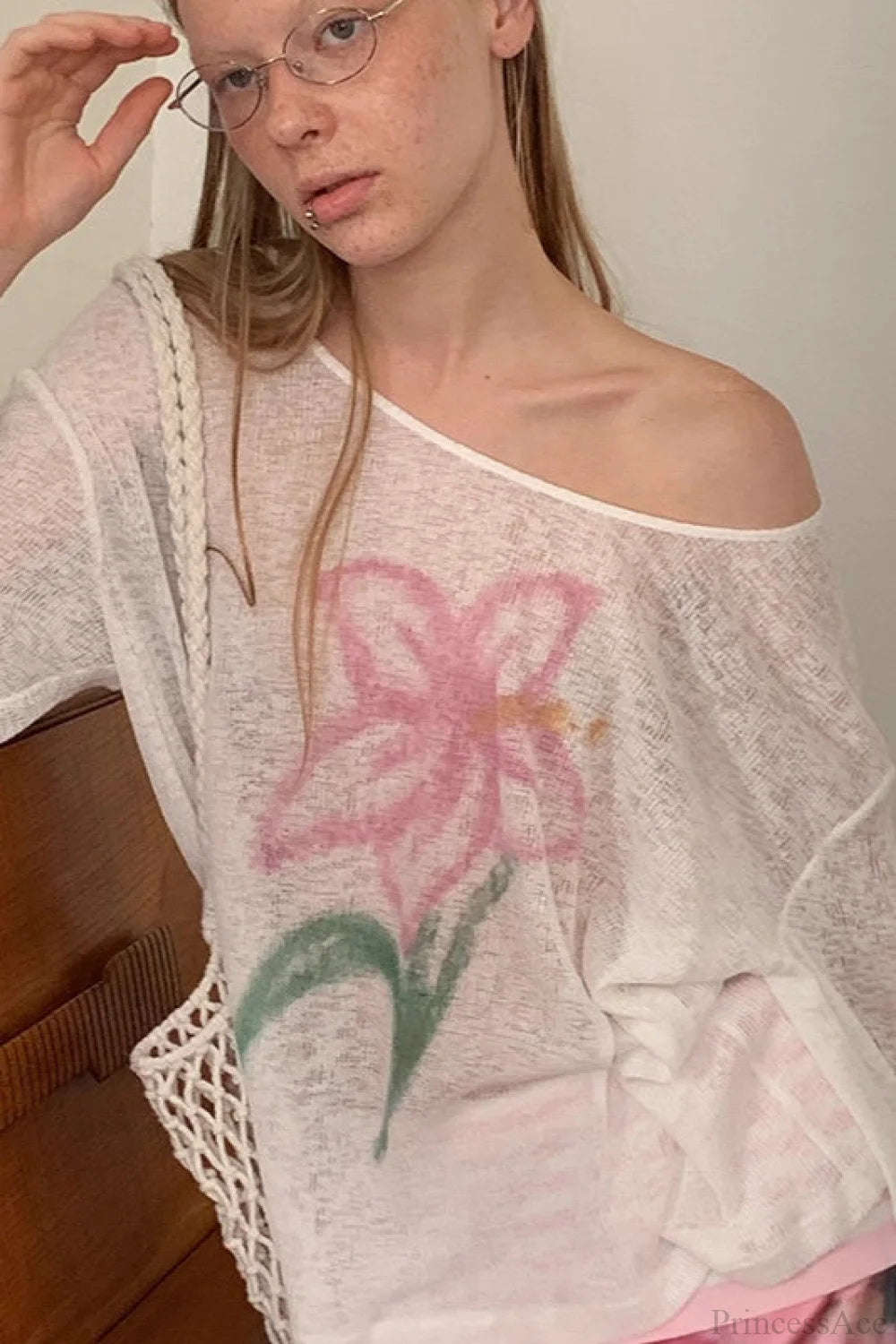 Lightweight Sun Protection Loose Casual Slouchy Blouse