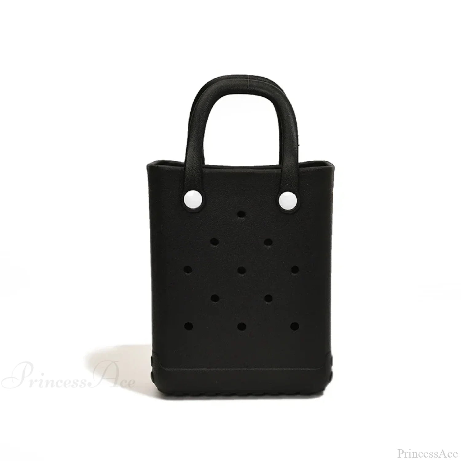 Lightweight Travel Beach Handbag Shoulder Bag for Women Black / (20cm handbag-250126