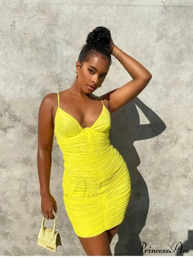 Logan Mesh Stylish Bodycon Mini Dress Dresses