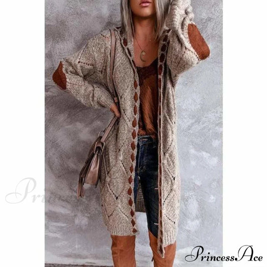 Casual Hooded Long Cardigan Khaki also bought Best Sellings cardigan cardigans clothes Sale tops Topseller