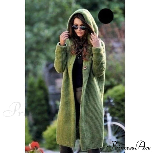 Casual Knitted Long Coat Green also bought Best Sellings cardigan cardigans clothes Plus Size tops Topseller