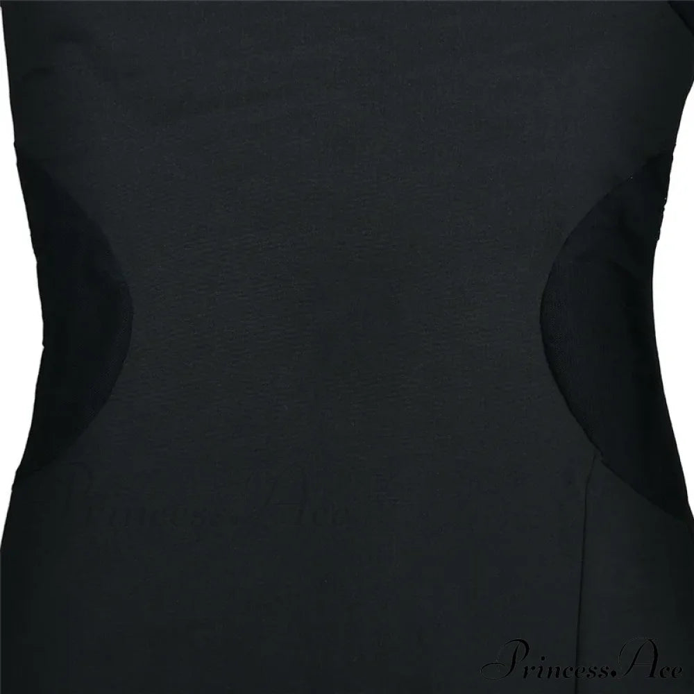 Long Sleeve Bodycon Charming Patchwork Maxi Dress