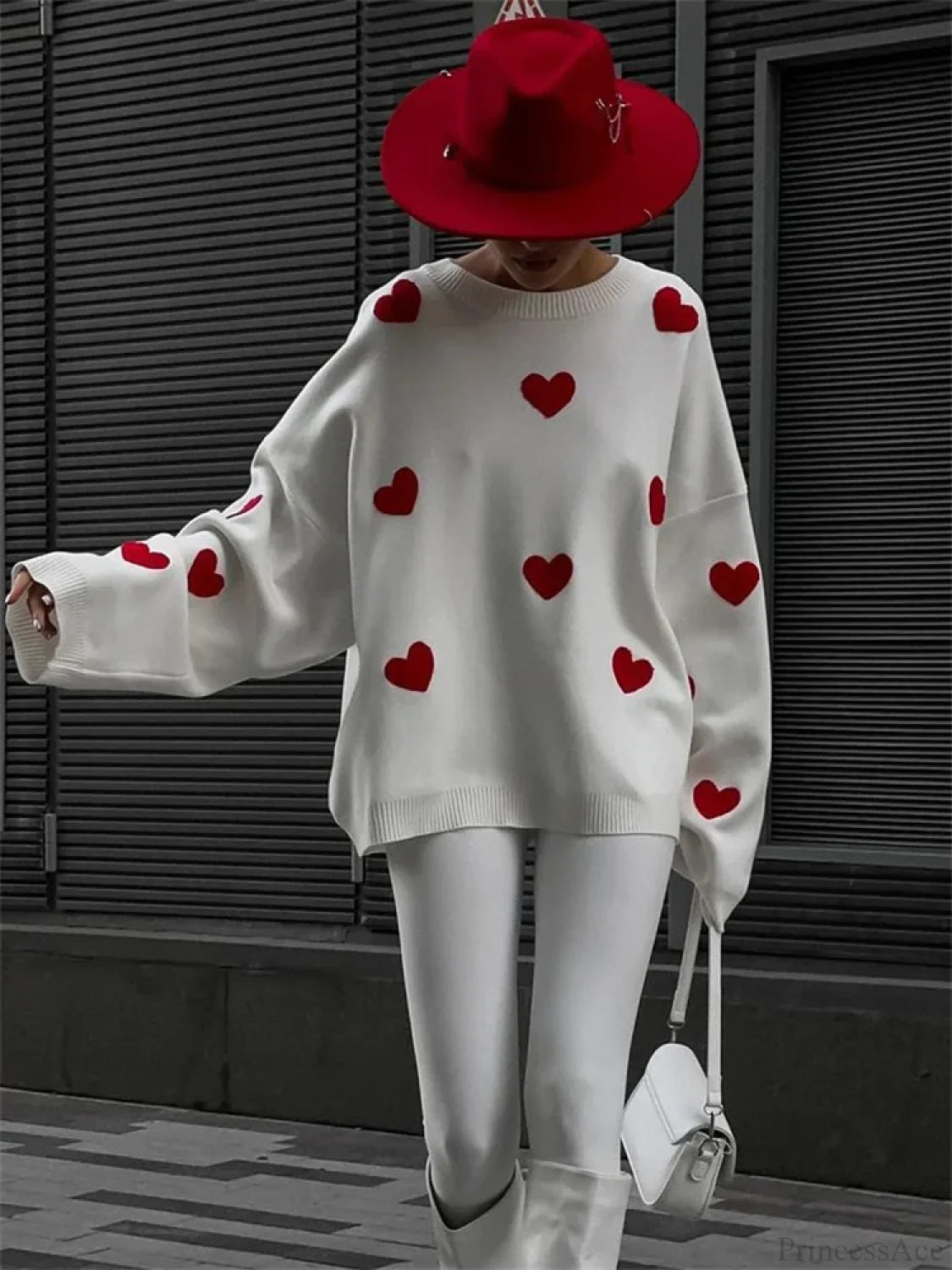 Loose Fashion Patchwork Long Sleeve Sweater