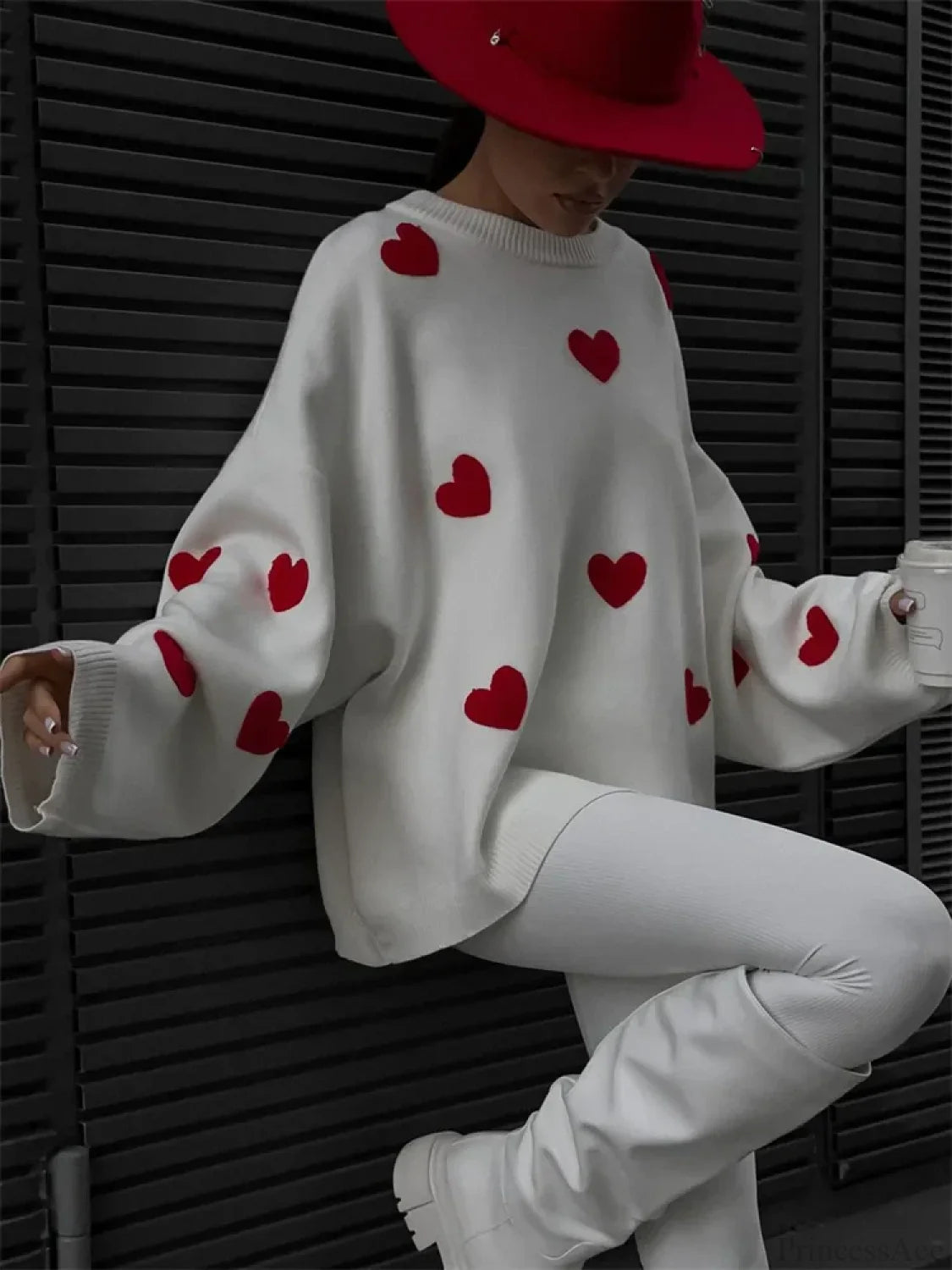 Loose Fashion Patchwork Long Sleeve Sweater