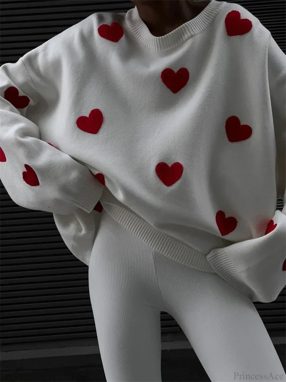 Loose Fashion Patchwork Long Sleeve Sweater