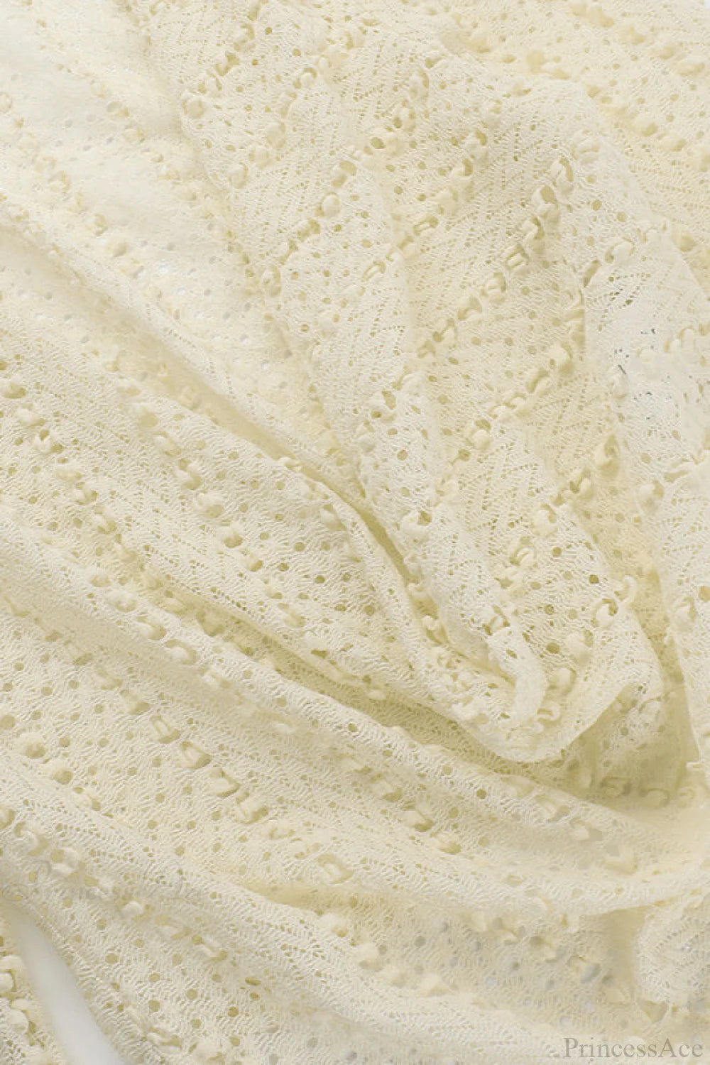 Loose Knit Solid Deep V Long Sleeve Blouse