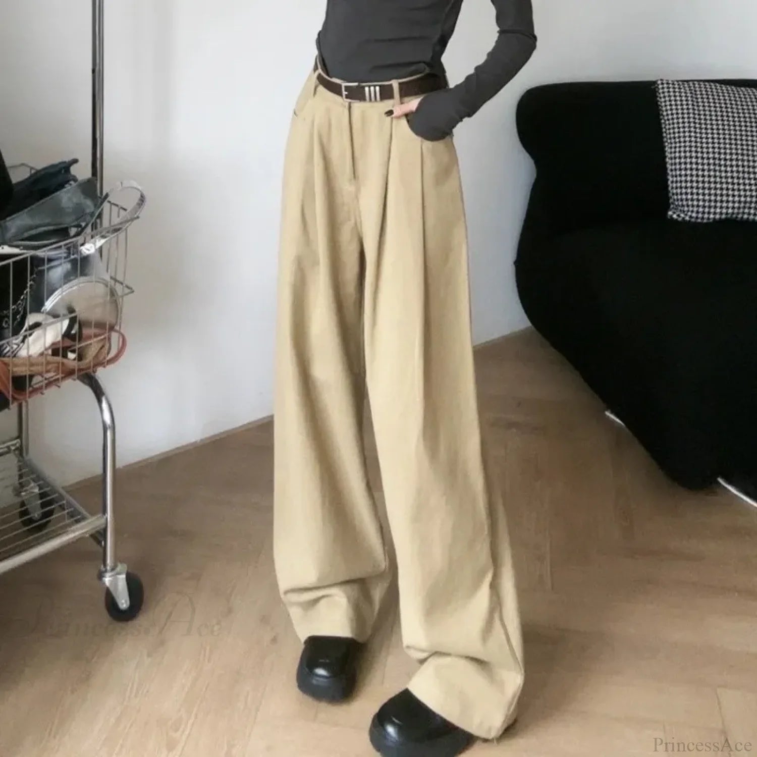 Loose Office Ladies Suit Pants Women