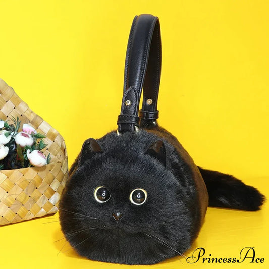 Luxury Mini High Quality Cute Black Cat Women’s Fashion Crossbody Bag Big Halloween