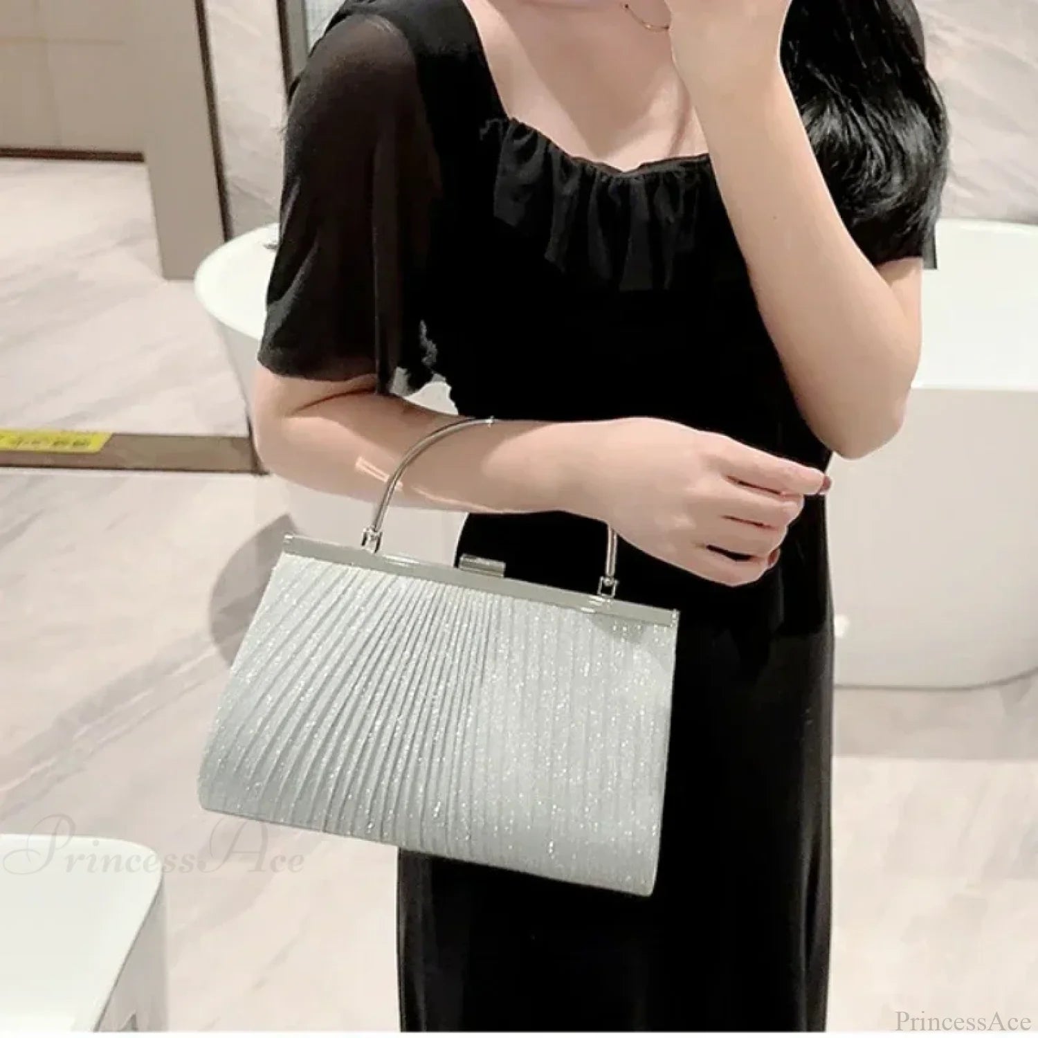 Luxury Moon Apricot Clutch Wristlet wristlet-250126