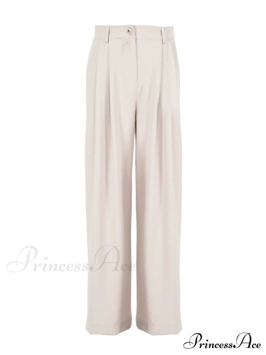 Madison Elegant Co-Ord Set Beige Pants / S