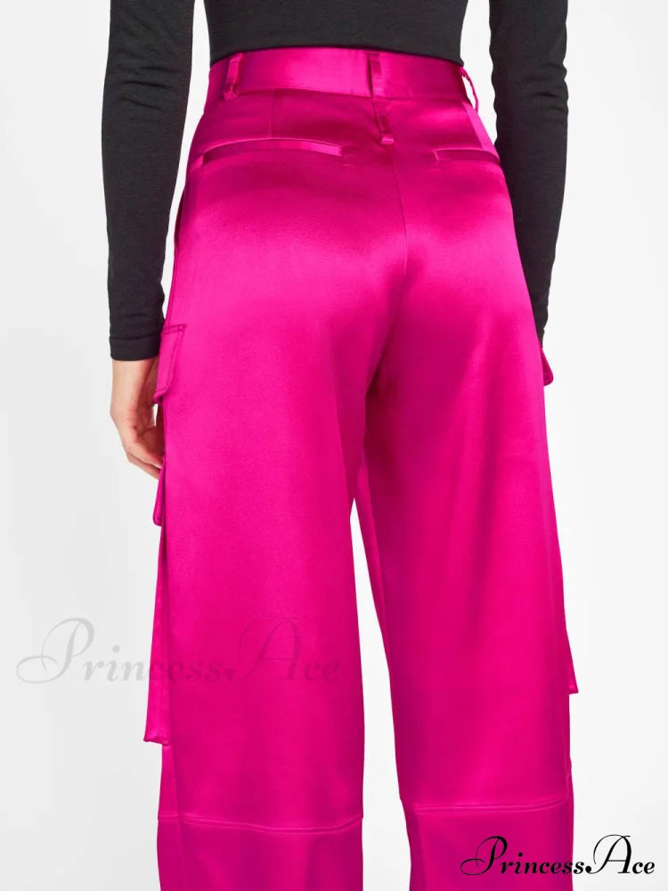 Magenta Blazer Stylish And Pants Set