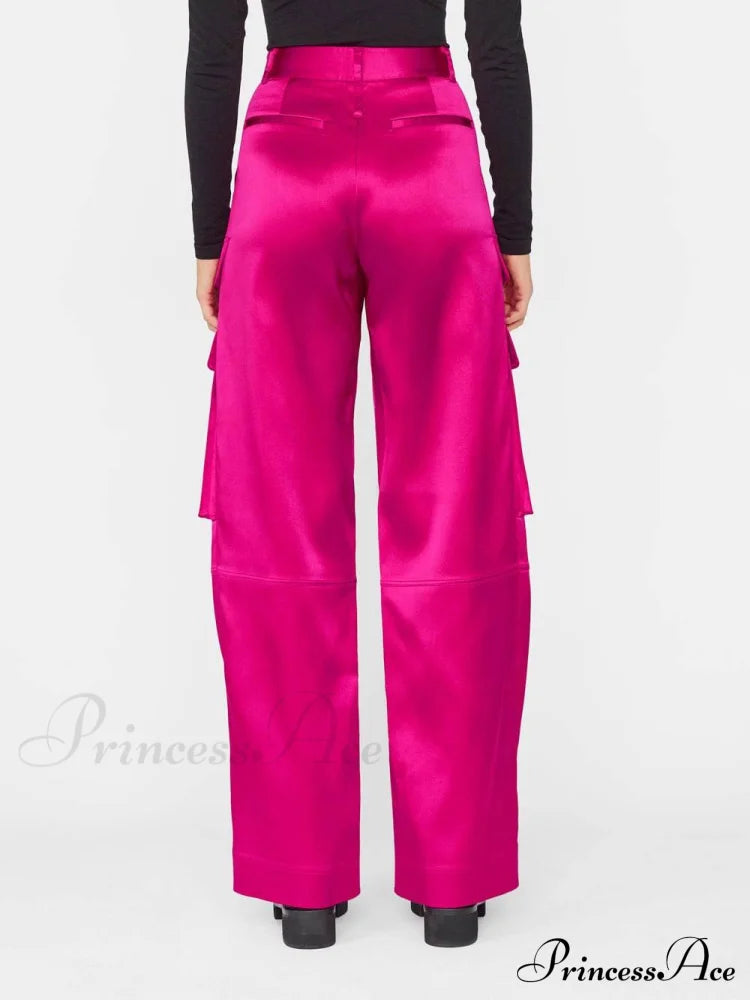 Magenta Blazer Stylish And Pants Set