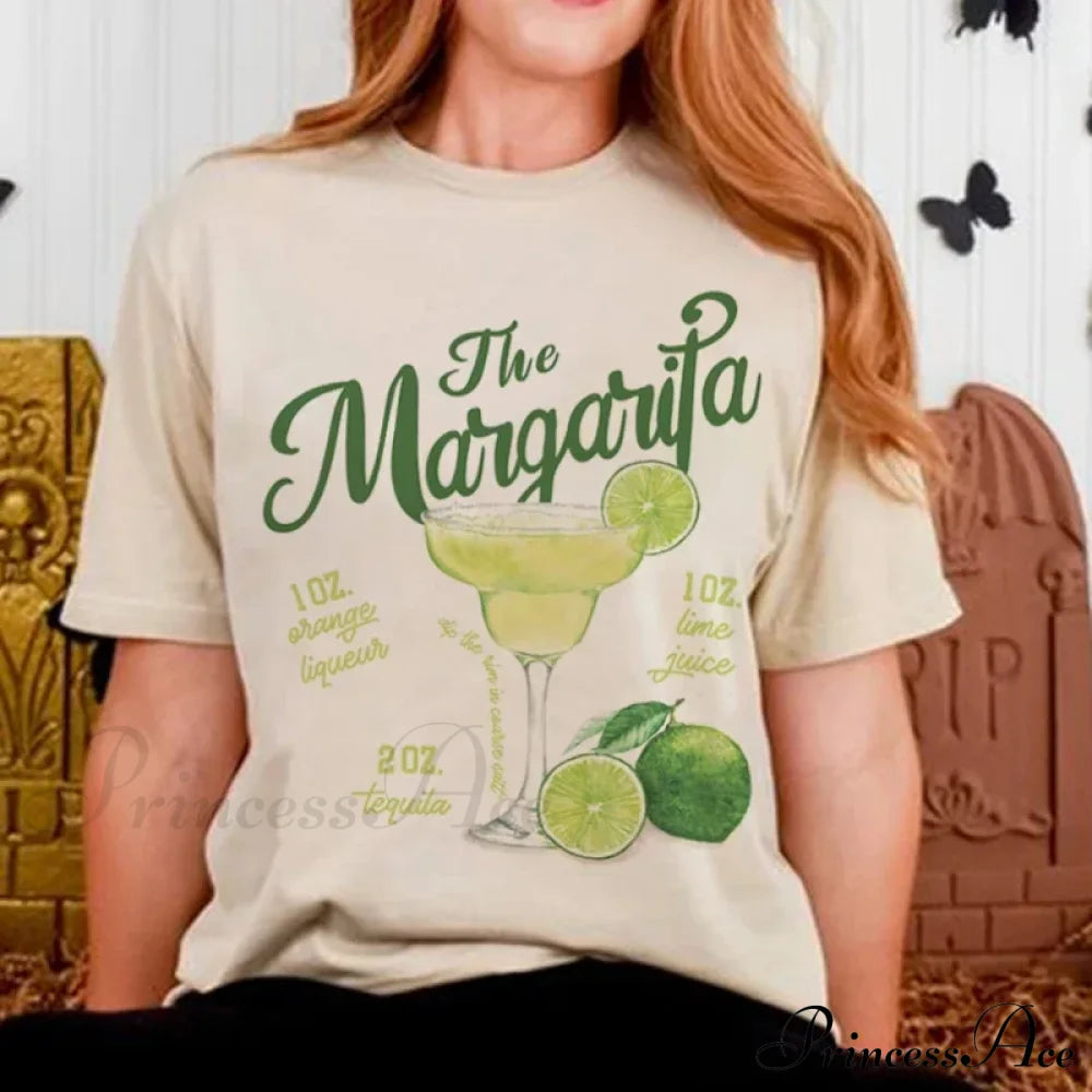 Margarita Elegant Graphic T-Shirt Cotton T-Shirts