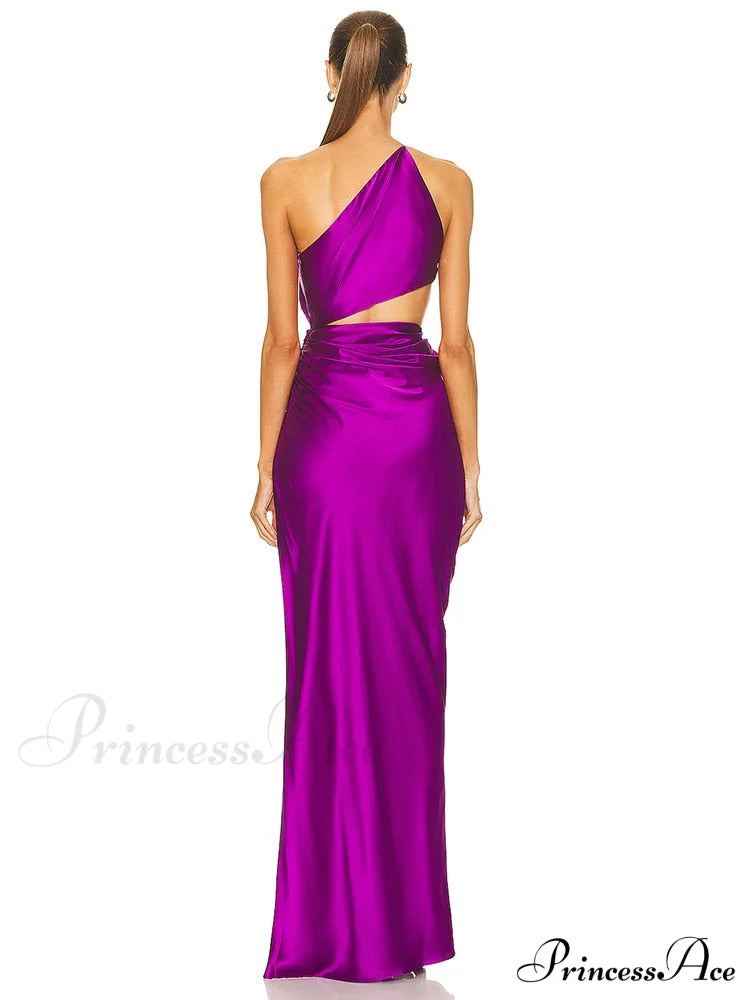 Maria One Stylish Shoulder Maxi Dress