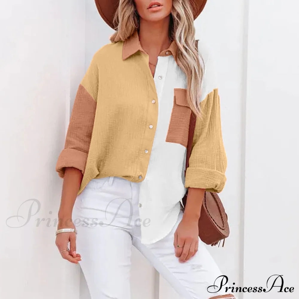 Marly Blouse Yellow / S Tops & Blouses