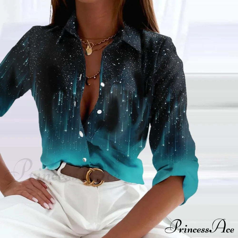 Meteor Gradient Blouse Blouses