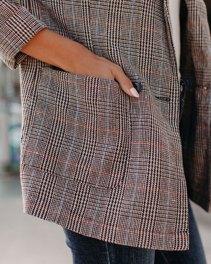 Muir Plaid Blazer with Pockets