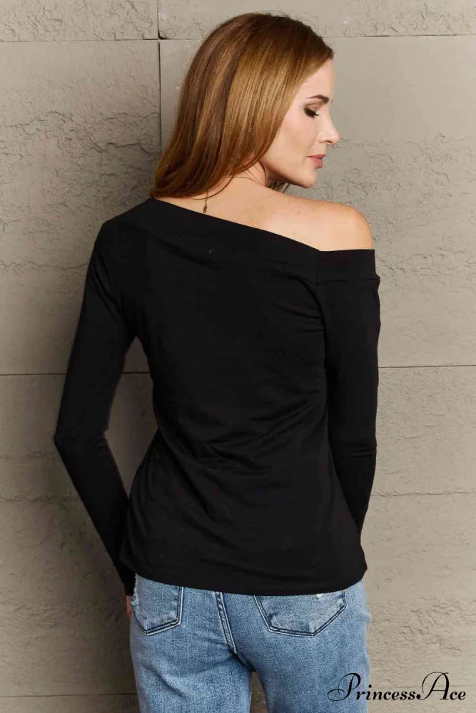 Neck Fall Arm You - Top Asymmetrical For Full Long Culture Code Size