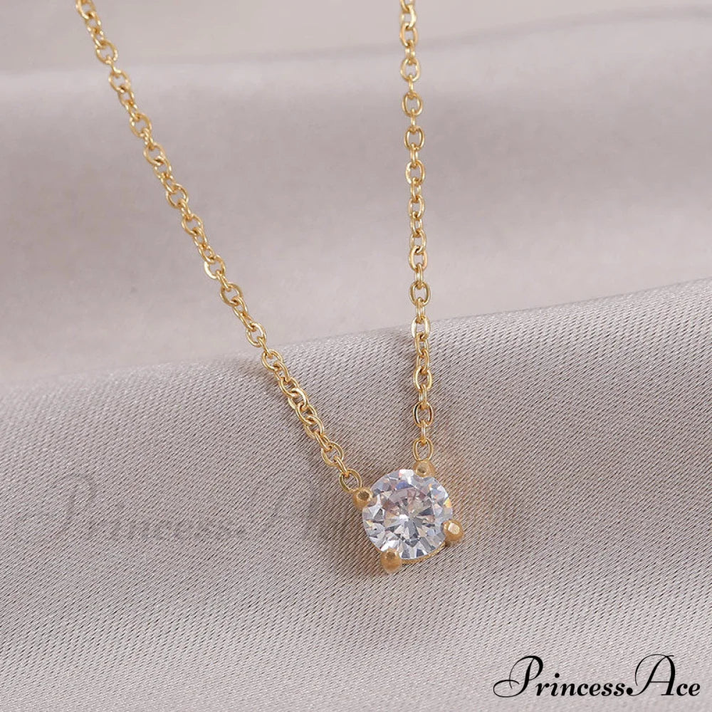 New Arrival Trendy White Diamond Necklaces