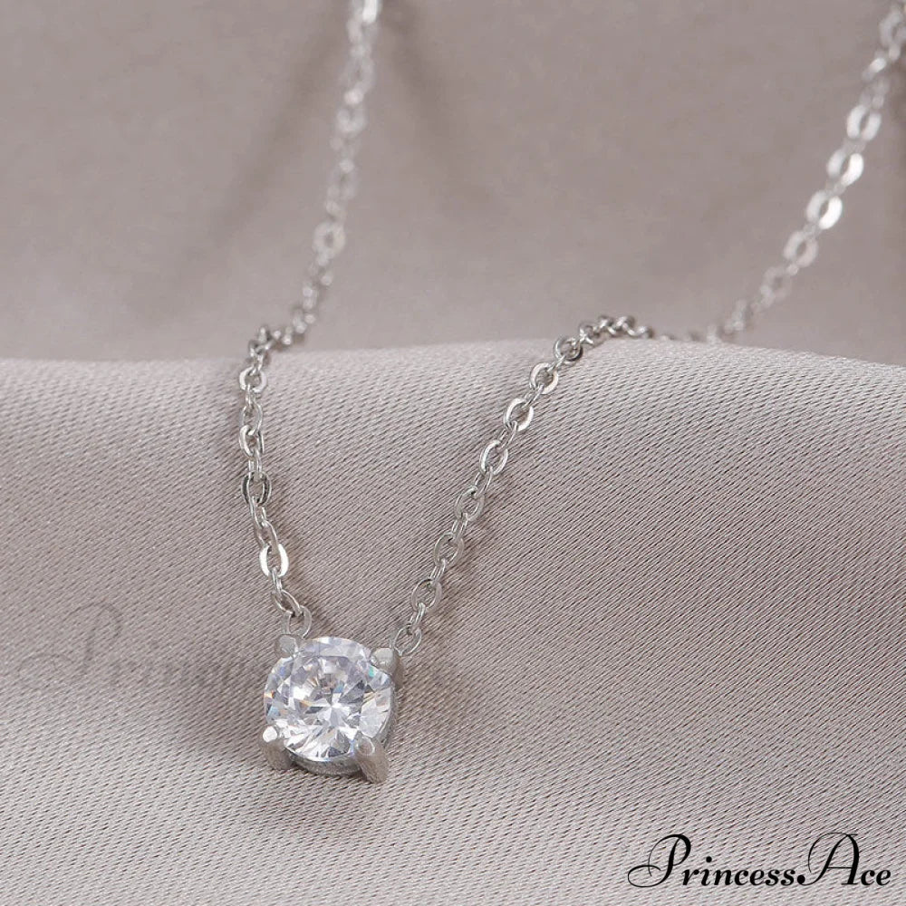 New Arrival Trendy White Diamond Necklaces