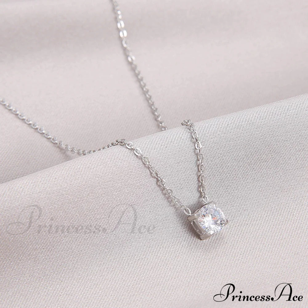 New Arrival Trendy White Diamond Necklaces