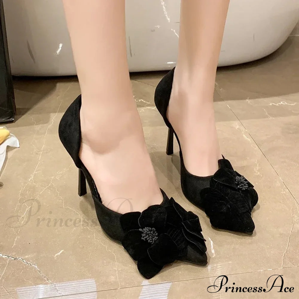 New Comfortable Designer Suede Summer Outdoorfashion Party Dress High Heel