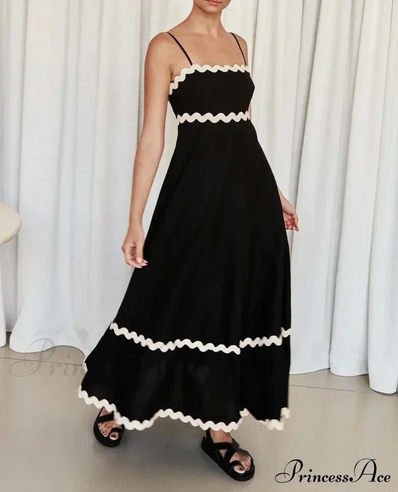 New Fashion Sexy Strapless Strap Women Long Boho Dress