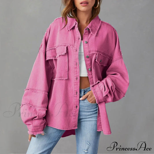 New Oversized Stylish Trendy Elegant Fashionable Versatile Classic Denim Jacket