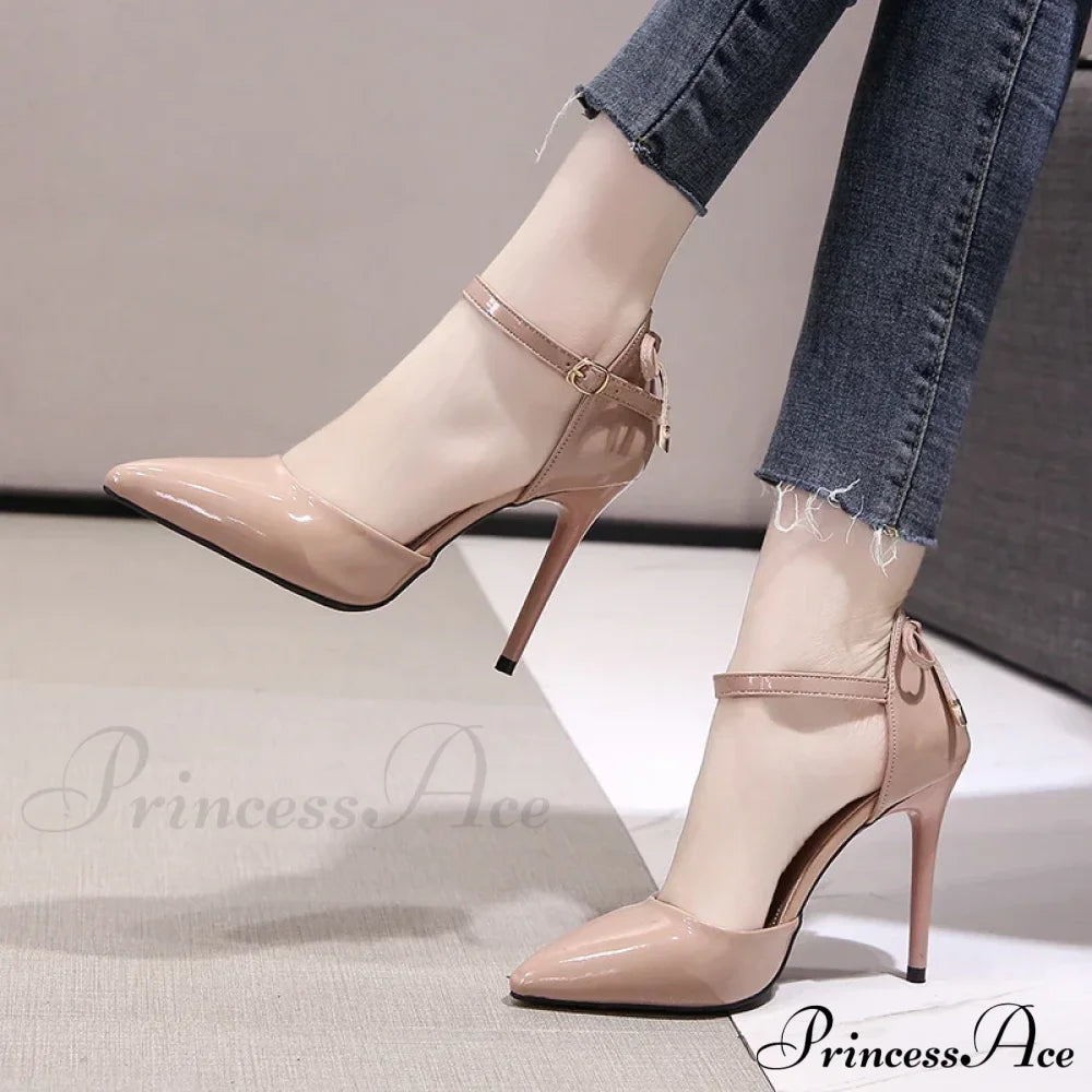 New Pumps Shoes Pointedfashion Sexy Black Wedding Bridal Ladies Heels High Heel