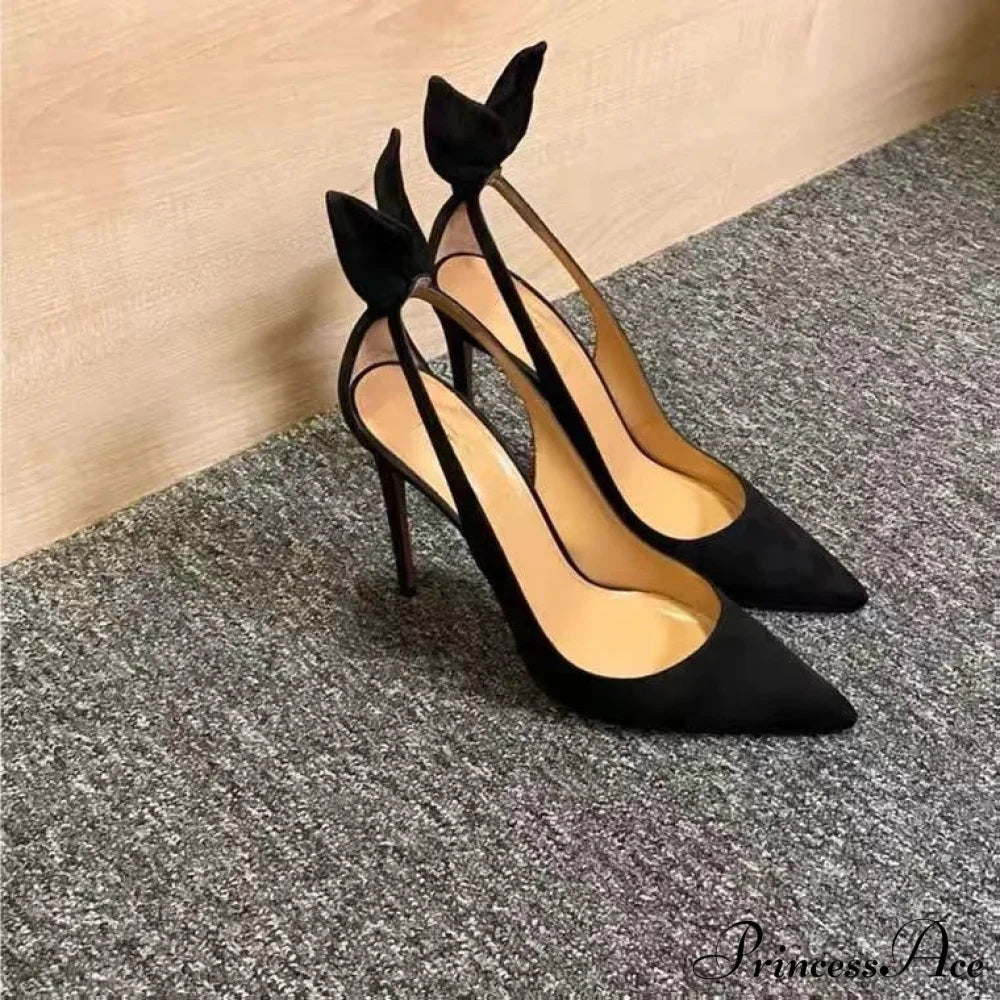 New Suede High Heels Office Stiletto Party Feast Shoes Comfort Women Heel