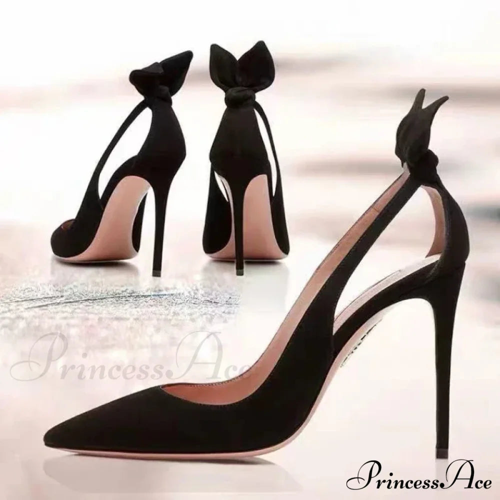 New Suede High Heels Office Stiletto Party Feast Shoes Comfort Women Heel