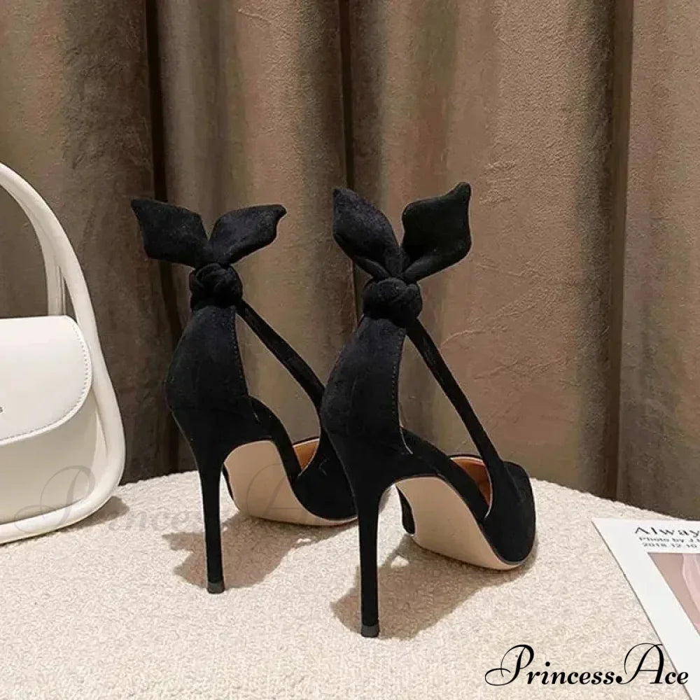 New Suede High Heels Office Stiletto Party Feast Shoes Comfort Women Heel