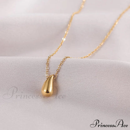 Niche Design Drop-Shaped Simple High-End Necklace