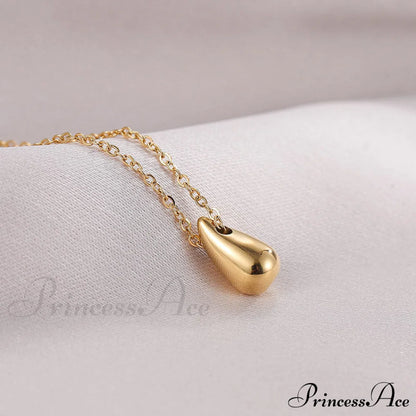 Niche Design Drop-Shaped Simple High-End Necklace