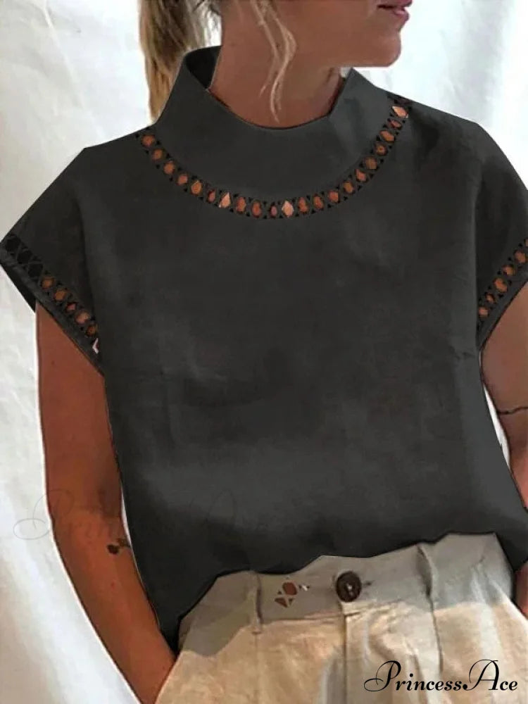 Nicolette Blouse Black / S Tops & Blouses