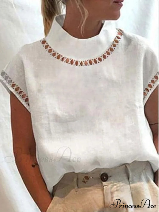 Nicolette Blouse White / S Tops & Blouses