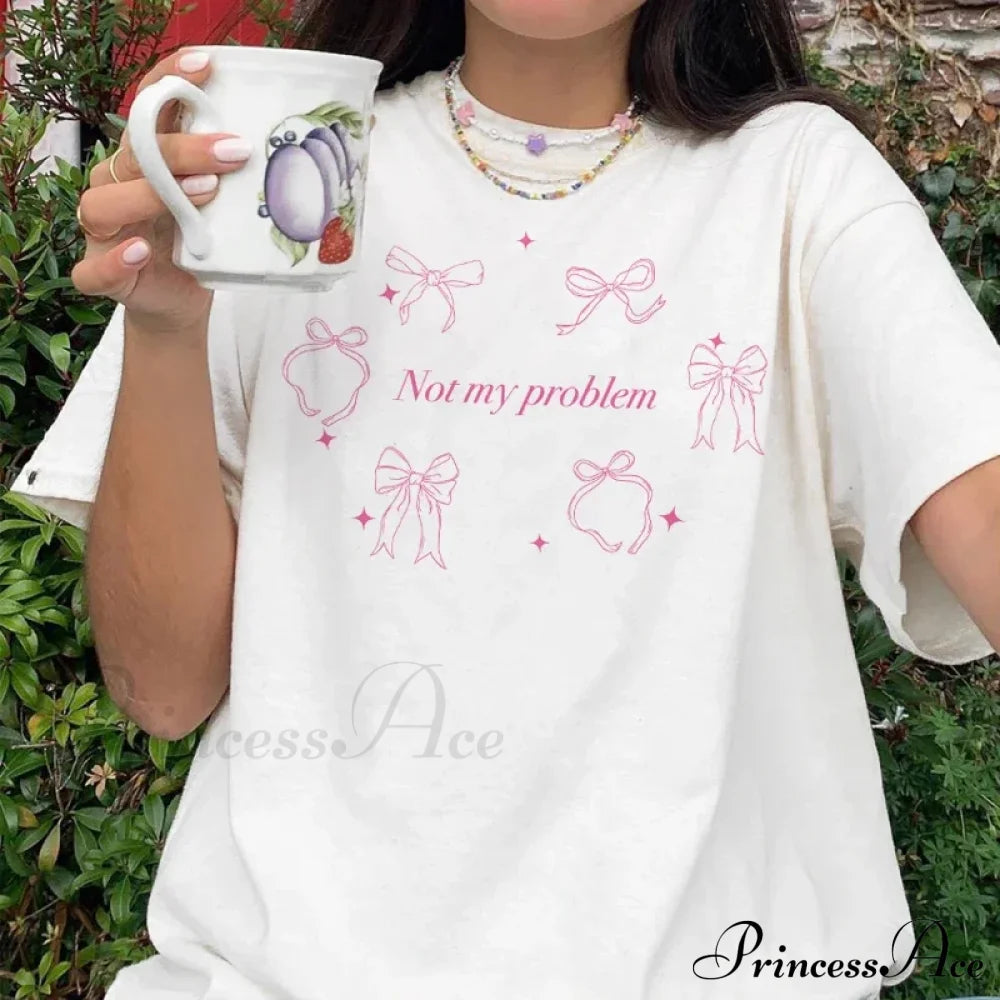 Not My Stylish Problem Graphic Tee Short Sleeved