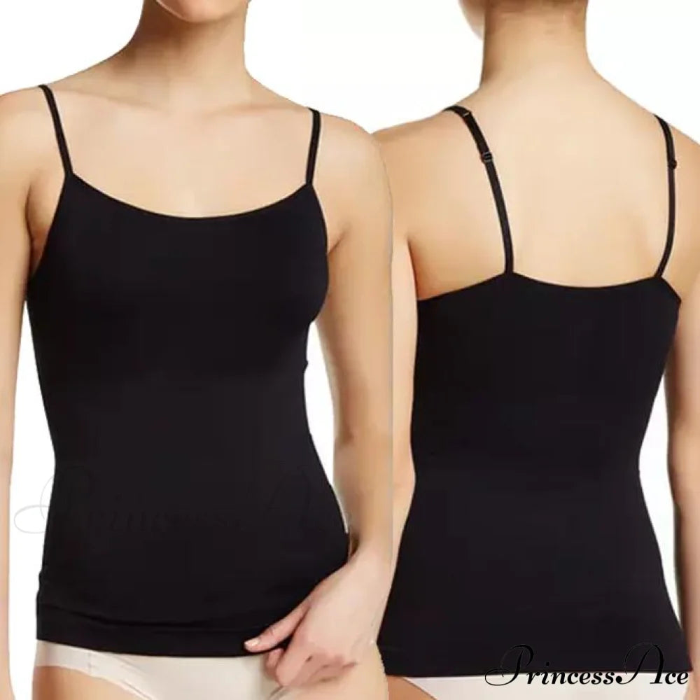 3-Pack: Women's Seamless Shaping Camisoles Black __stock:500 clothes refund_fee:1200 tops