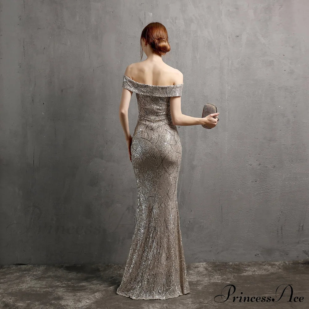 Olivia Formal Stylish Glitter Dress S.o. Long Dresses