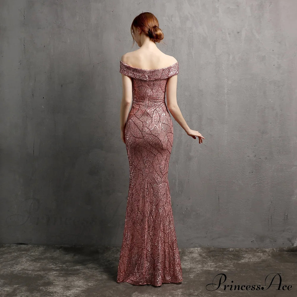 Olivia Formal Stylish Glitter Dress S.o. Long Dresses