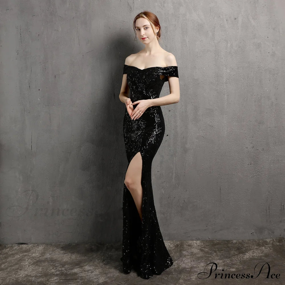 Olivia Formal Stylish Glitter Dress S.o. Long Dresses