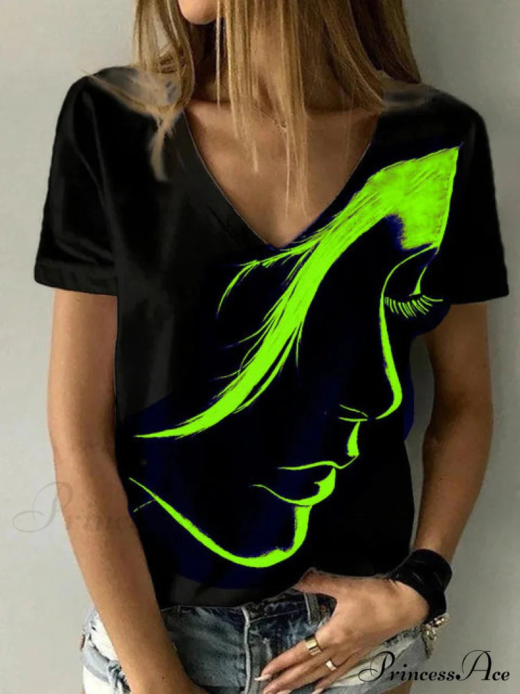 Orlanda Tee Green / Xs Tops & Blouses