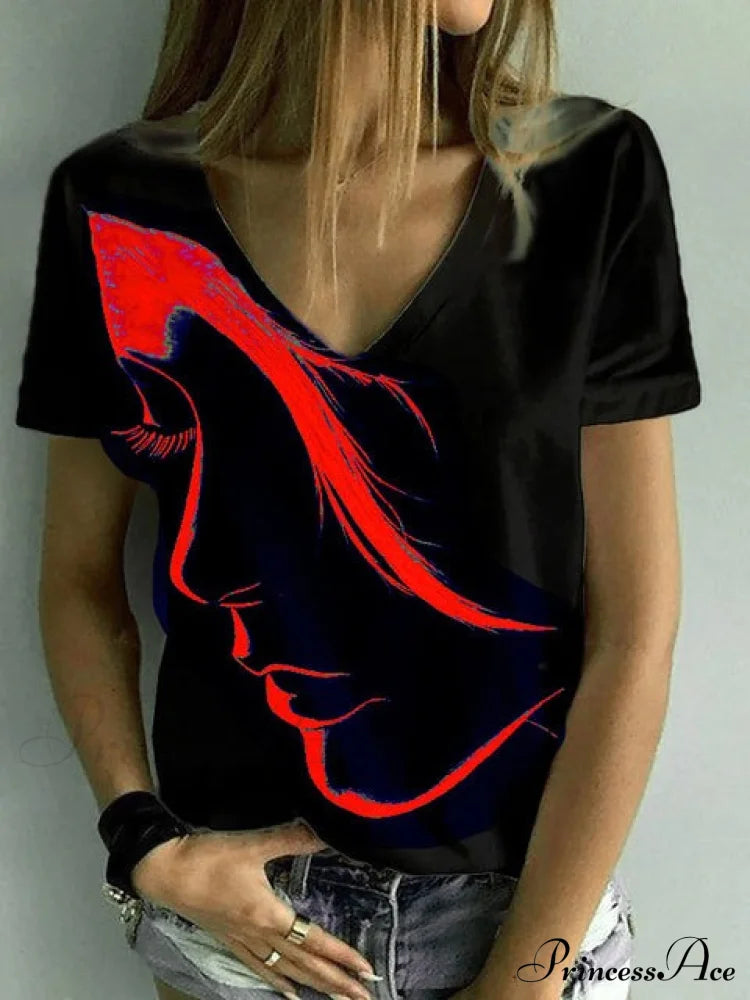 Orlanda Tee Red / Xs Tops & Blouses