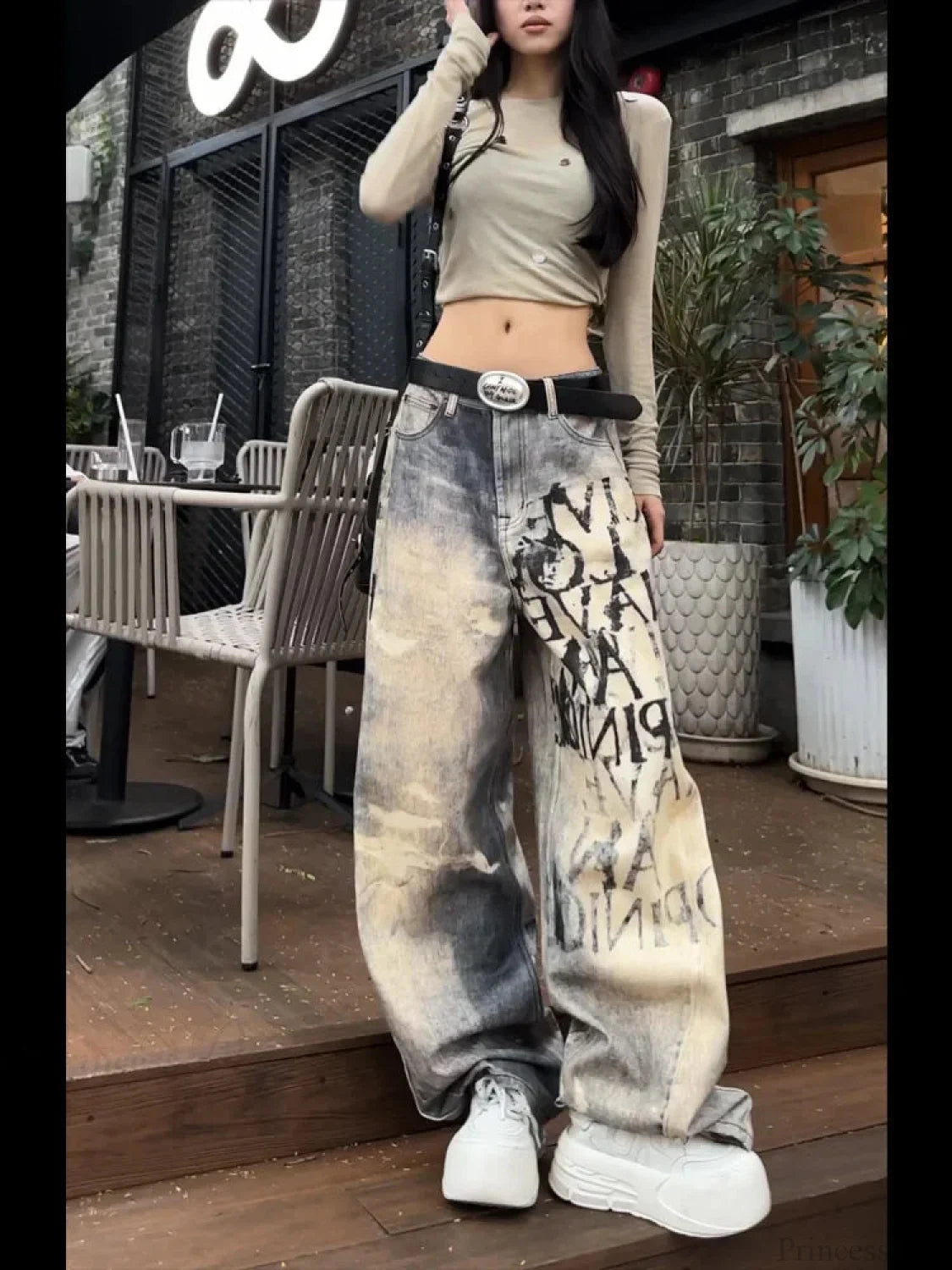 Pale Azure Medieval Loose Trousers